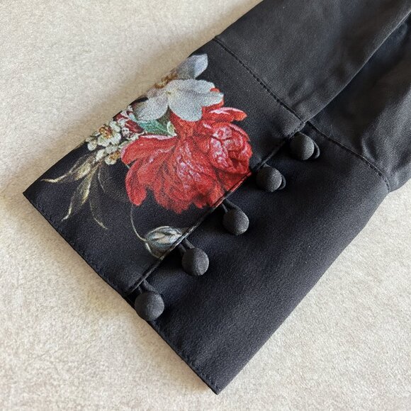 The Kooples Floral Tie Neck Dress ASO Anastasia Steele - Picture 9 of 13